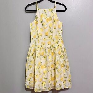 Ann Taylor Petite Citrus Lemon Drop Sundress SOLD OUT ONLINE